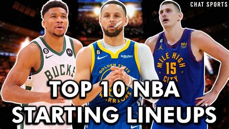 nba starting lineups 2023|Top 10 NBA Starting Lineups Ranking 2023.